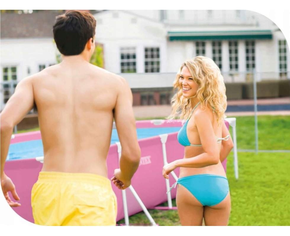 Покупка товаров в Беларуси, рассрочка, кредит, лизинг, оплата частями на platipotom.by, удобная доставка - фото каркасный бассейн intex rectangular frame / 28266 (220x150x60) 