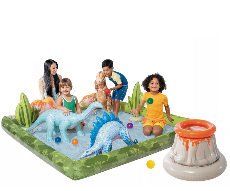 Покупка товаров в Беларуси, рассрочка, кредит, лизинг, оплата частями на platipotom.by, удобная доставка - фото водный игровой центр intex jurassic adventure / 56132 (200х200х36) 