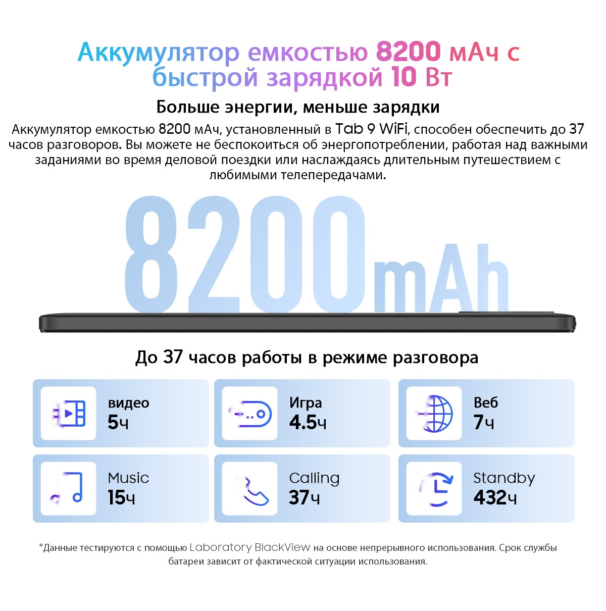 Покупка товаров в Беларуси, рассрочка, кредит, лизинг, оплата частями на platipotom.by, удобная доставка - фото планшет blackview tab 9 6gb/256gb wi-fi / tab 9 wifi_grey (серый) 