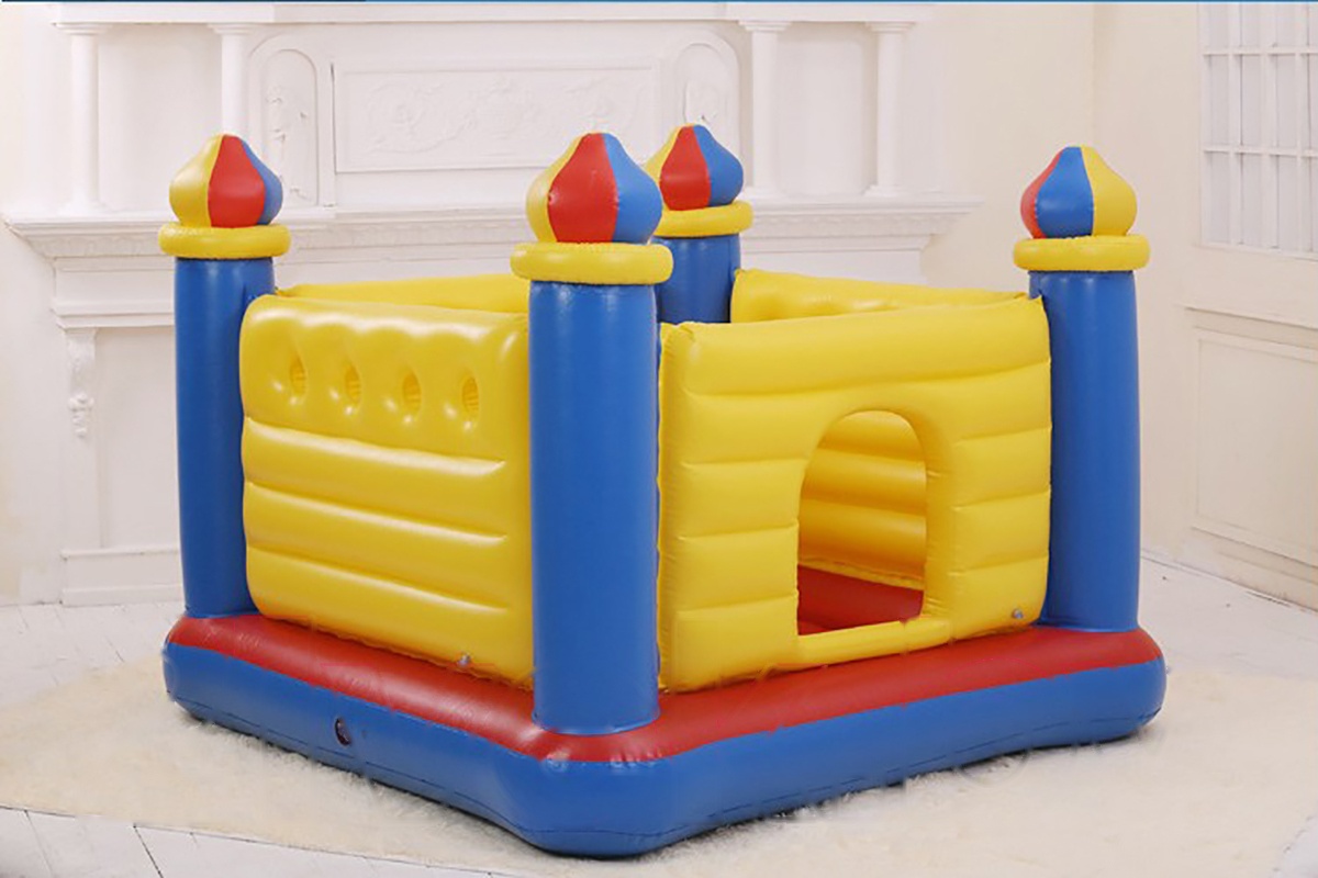 Покупка товаров в Беларуси, рассрочка, кредит, лизинг, оплата частями на platipotom.by, удобная доставка - фото батут надувной детский intex замок / 48259 