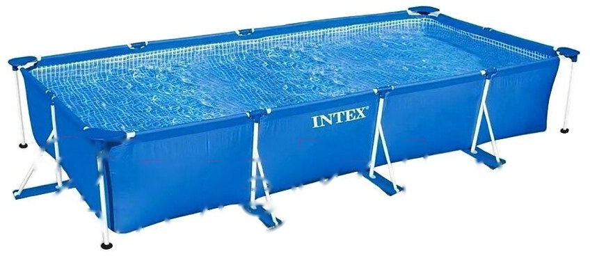 Покупка товаров в Беларуси, рассрочка, кредит, лизинг, оплата частями на platipotom.by, удобная доставка - фото каркасный бассейн intex rectangular frame / 28273np (450x220x84) 