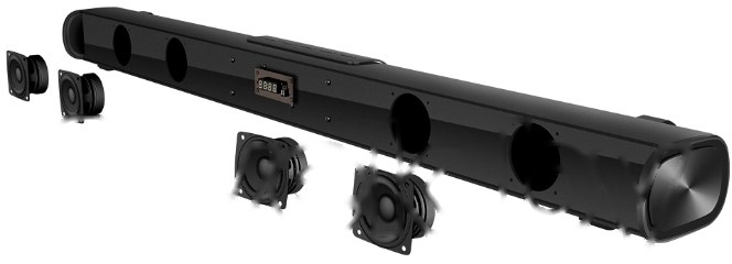 Покупка товаров в Беларуси, рассрочка, кредит, лизинг, оплата частями на platipotom.by, удобная доставка - фото звуковая панель (саундбар) sven sb-2200d 