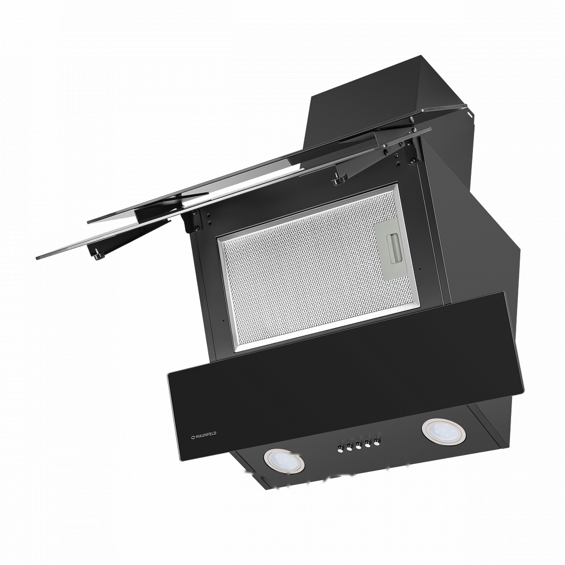 Покупка товаров в Беларуси, рассрочка, кредит, лизинг, оплата частями на platipotom.by, удобная доставка - фото вытяжка наклонная maunfeld cascada push 60 (черный) 