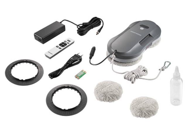 Покупка товаров в Беларуси, рассрочка, кредит, лизинг, оплата частями на platipotom.by, удобная доставка - фото робот-мойщик окон redmond w2400 (серый) 