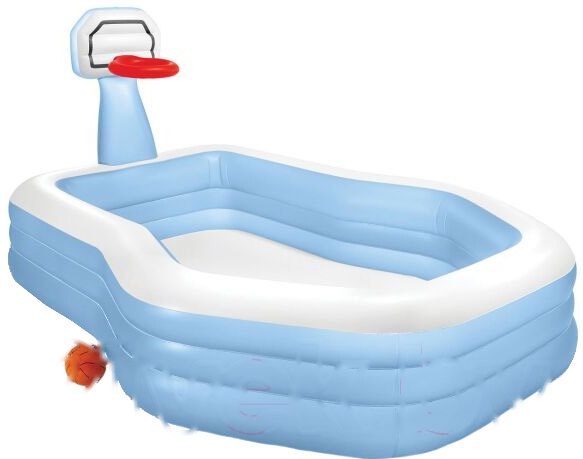 Покупка товаров в Беларуси, рассрочка, кредит, лизинг, оплата частями на platipotom.by, удобная доставка - фото надувной бассейн intex shootin hoops family pool / 57183 