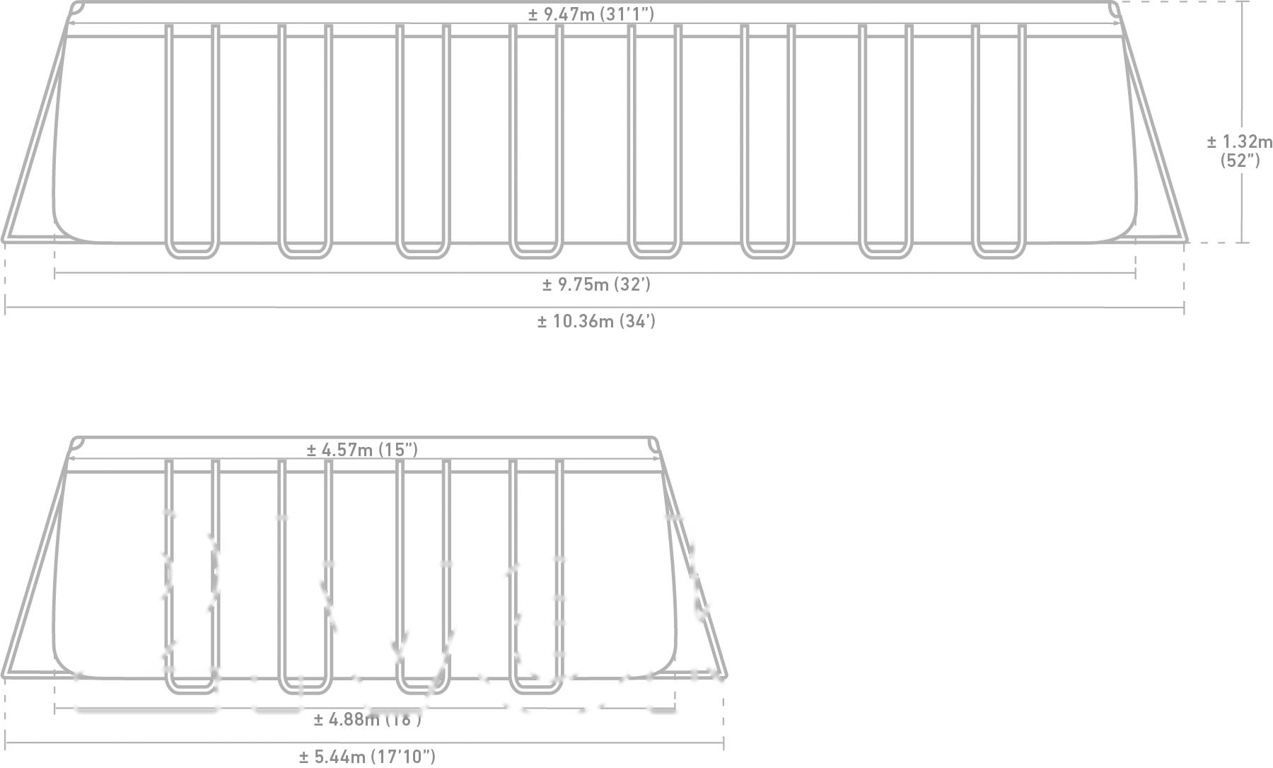 Покупка товаров в Беларуси, рассрочка, кредит, лизинг, оплата частями на platipotom.by, удобная доставка - фото каркасный бассейн intex ultra frame / 26374 