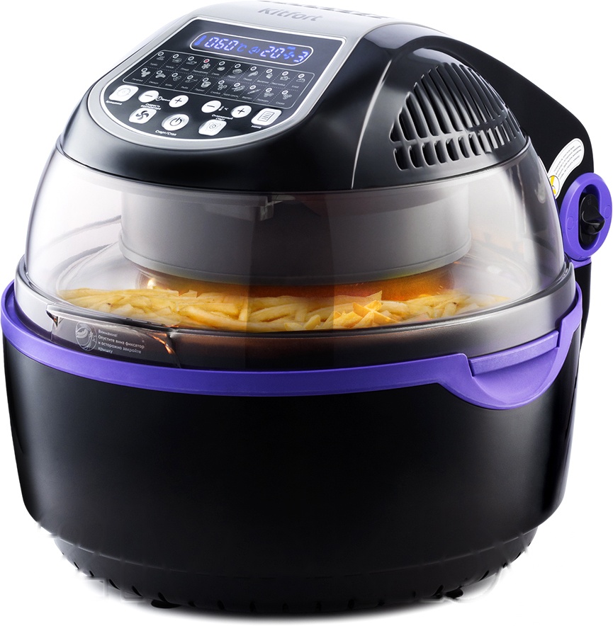 Покупка товаров в Беларуси, рассрочка, кредит, лизинг, оплата частями на platipotom.by, удобная доставка - фото аэрогриль kitfort kt-2219-1 (черный) 