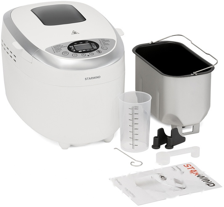 Покупка товаров в Беларуси, рассрочка, кредит, лизинг, оплата частями на platipotom.by, удобная доставка - фото хлебопечка starwind sbmm1224 (белый) 