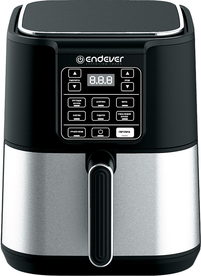 Покупка товаров в Беларуси, рассрочка, кредит, лизинг, оплата частями на platipotom.by, удобная доставка - фото аэрогриль endever skyline af-130 (черный/стальной) 