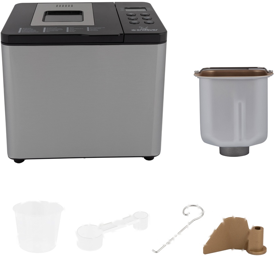 Покупка товаров в Беларуси, рассрочка, кредит, лизинг, оплата частями на platipotom.by, удобная доставка - фото хлебопечка endever skyline mb-54 (сталь) 