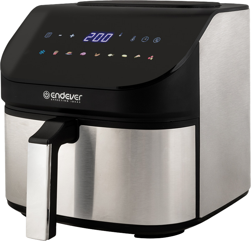 Покупка товаров в Беларуси, рассрочка, кредит, лизинг, оплата частями на platipotom.by, удобная доставка - фото аэрогриль endever skyline af-129 (черный/стальной) 