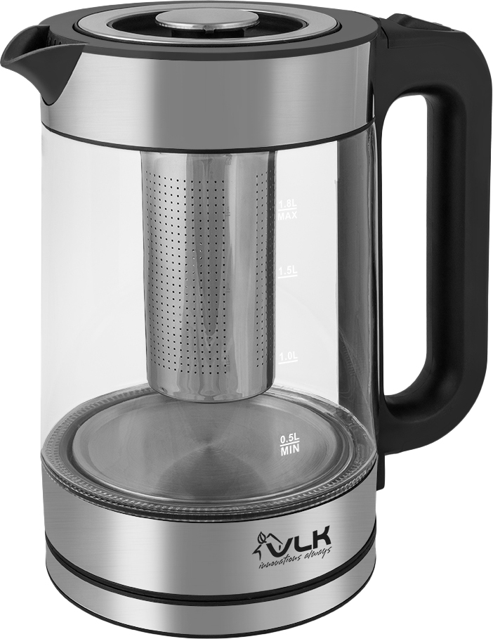 Покупка товаров в Беларуси, рассрочка, кредит, лизинг, оплата частями на platipotom.by, удобная доставка - фото электрочайник vlk siena-6565 (черный/стальной) 