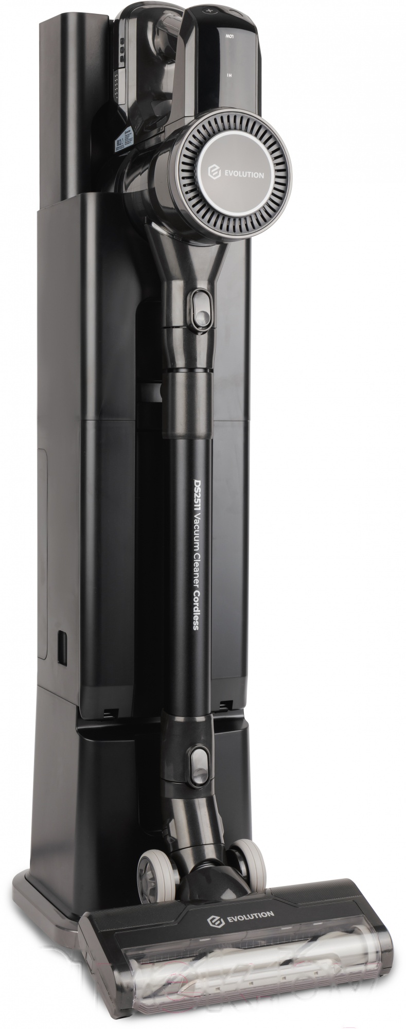 Покупка товаров в Беларуси, рассрочка, кредит, лизинг, оплата частями на platipotom.by, удобная доставка - фото вертикальный пылесос evolution smart ds2511 (с базой самоочистки) 
