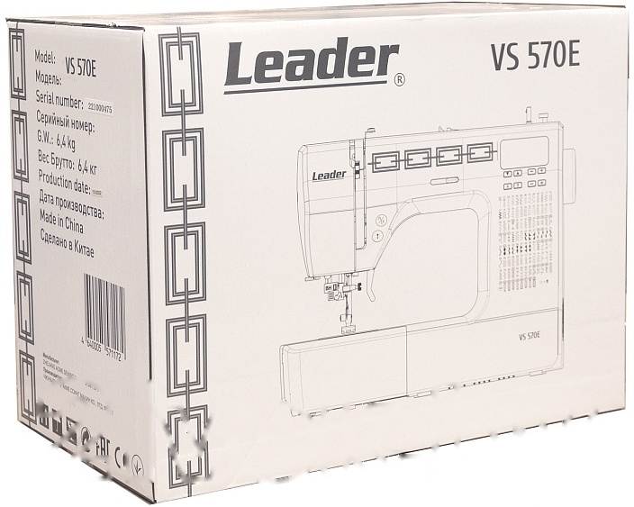 Покупка товаров в Беларуси, рассрочка, кредит, лизинг, оплата частями на platipotom.by, удобная доставка - фото швейная машина leader vs 570e 