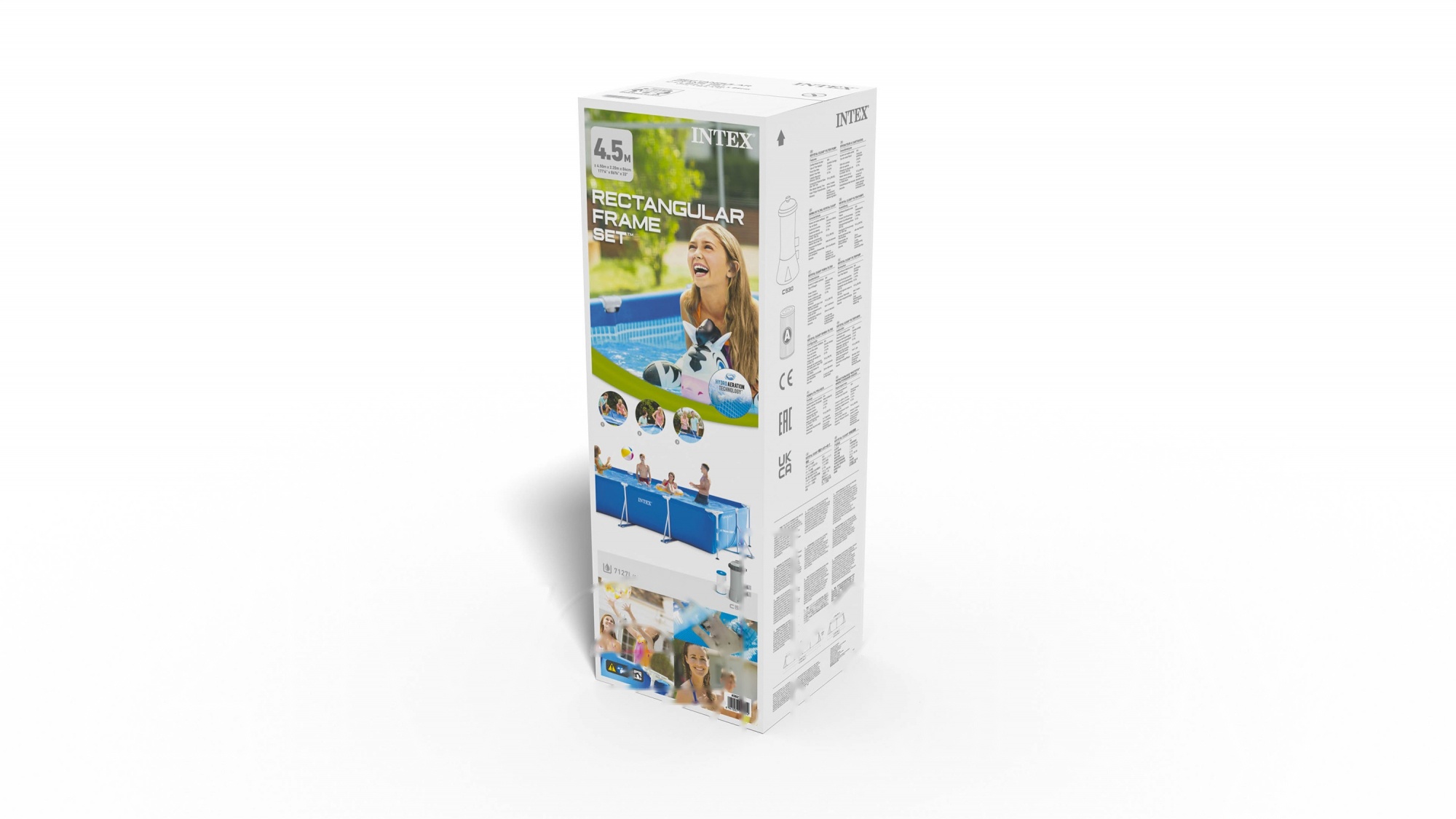 Покупка товаров в Беларуси, рассрочка, кредит, лизинг, оплата частями на platipotom.by, удобная доставка - фото каркасный бассейн intex rectangular frame / 28274np (450x220x84) 