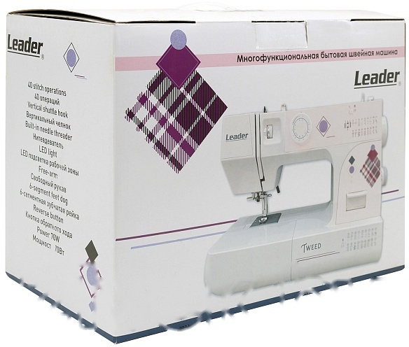 Покупка товаров в Беларуси, рассрочка, кредит, лизинг, оплата частями на platipotom.by, удобная доставка - фото швейная машина leader tweed 