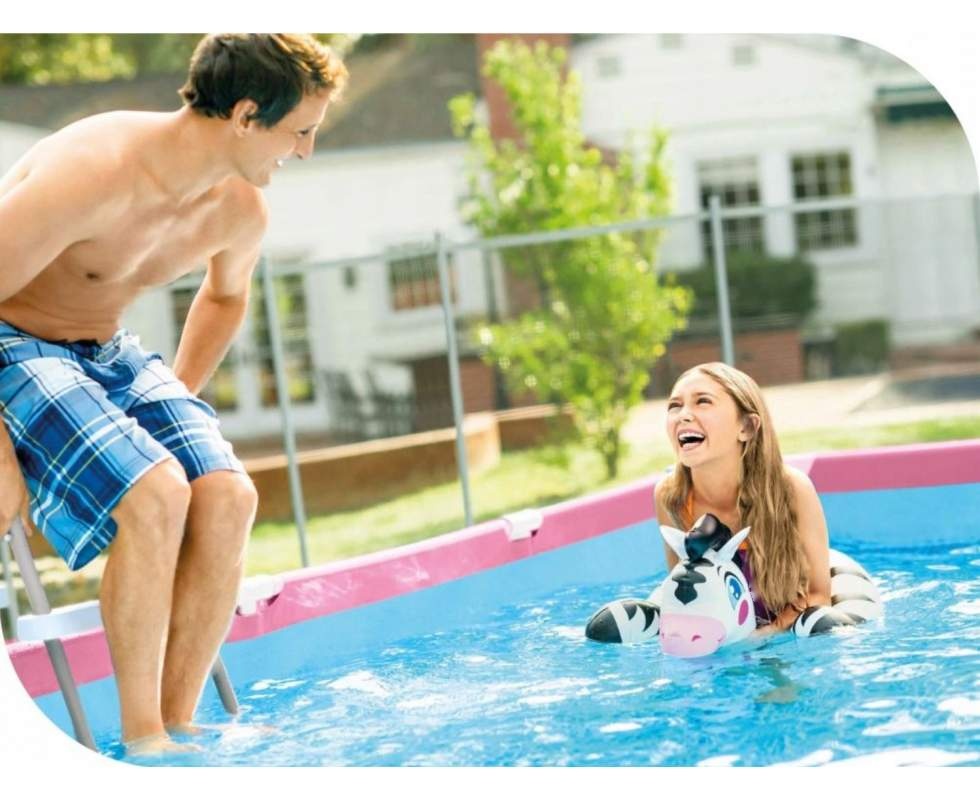 Покупка товаров в Беларуси, рассрочка, кредит, лизинг, оплата частями на platipotom.by, удобная доставка - фото каркасный бассейн intex rectangular frame / 28266 (220x150x60) 