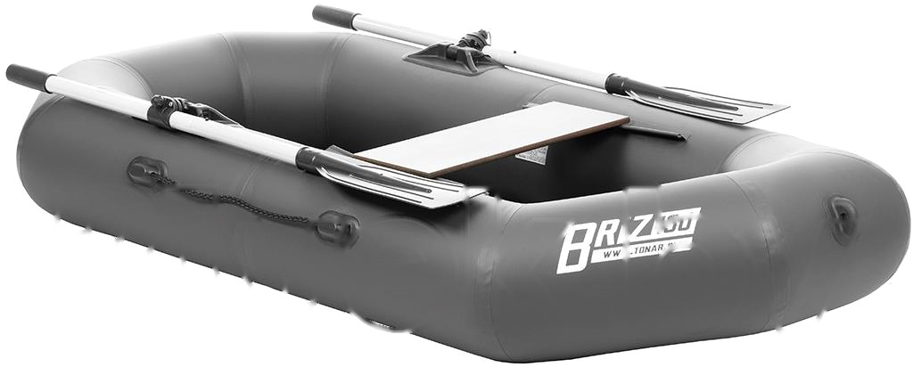 Покупка товаров в Беларуси, рассрочка, кредит, лизинг, оплата частями на platipotom.by, удобная доставка - фото надувная лодка тонар бриз 190 с веслами (серый) 
