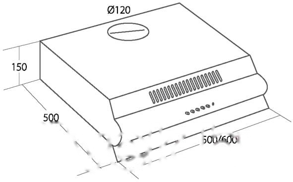 Покупка товаров в Беларуси, рассрочка, кредит, лизинг, оплата частями на platipotom.by, удобная доставка - фото вытяжка плоская akpo p-3060 wk-7 (бежевый) 