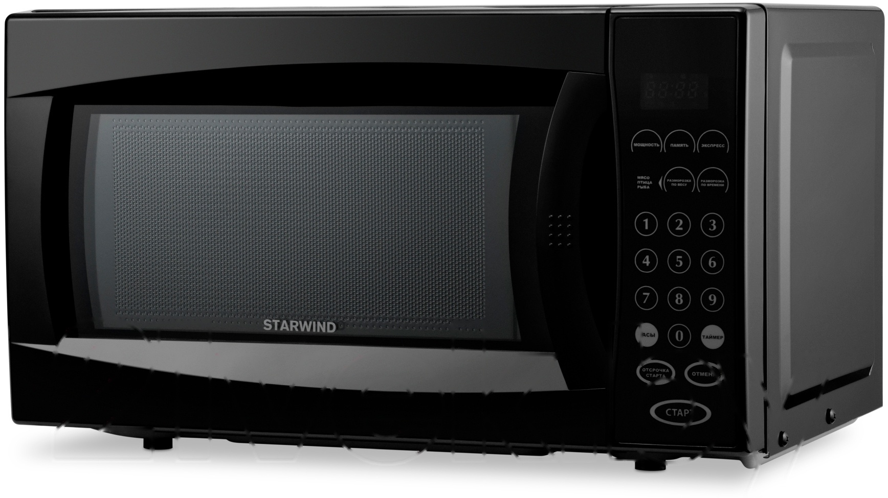 Покупка товаров в Беларуси, рассрочка, кредит, лизинг, оплата частями на platipotom.by, удобная доставка - фото микроволновая печь starwind smw4420 (черный) 