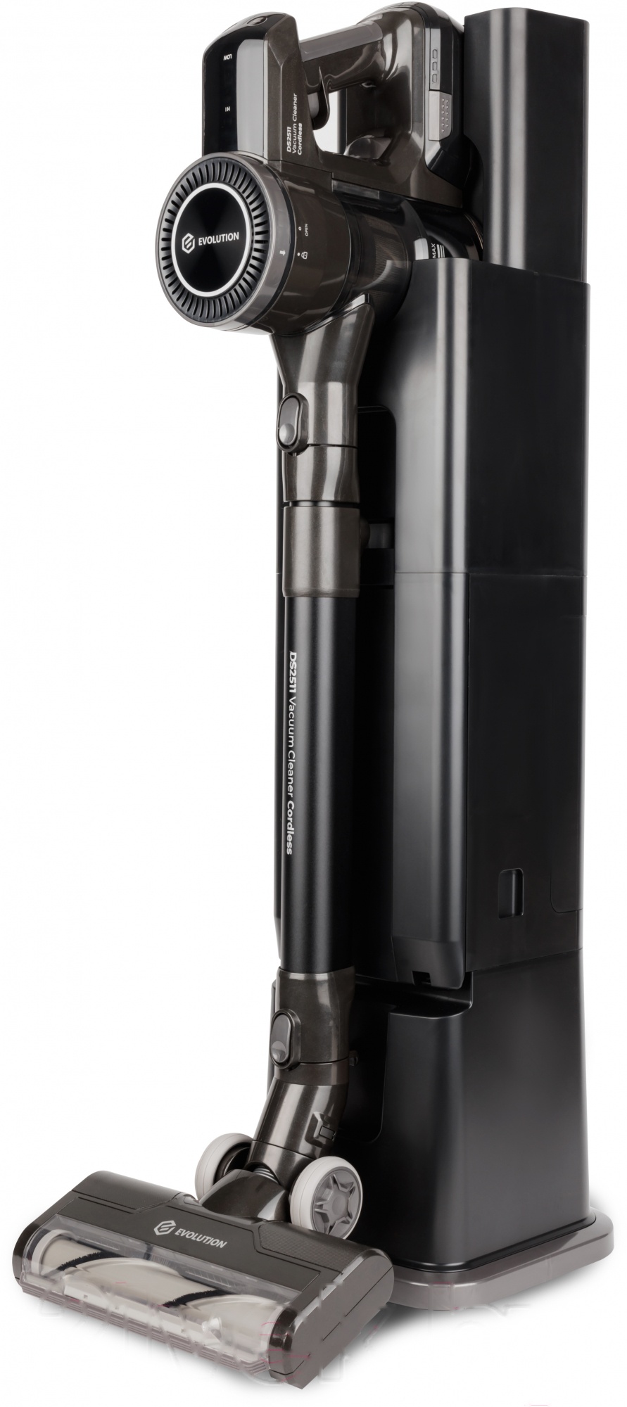 Покупка товаров в Беларуси, рассрочка, кредит, лизинг, оплата частями на platipotom.by, удобная доставка - фото вертикальный пылесос evolution smart ds2511 (с базой самоочистки) 