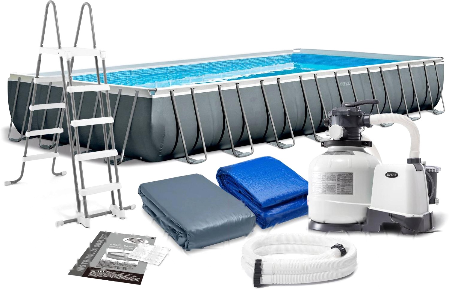 Покупка товаров в Беларуси, рассрочка, кредит, лизинг, оплата частями на platipotom.by, удобная доставка - фото каркасный бассейн intex ultra frame / 26374 