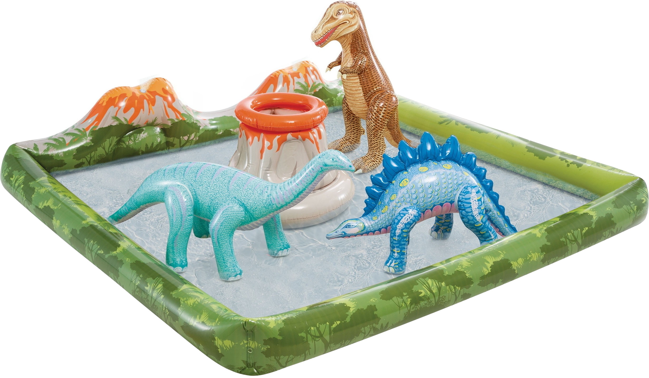 Покупка товаров в Беларуси, рассрочка, кредит, лизинг, оплата частями на platipotom.by, удобная доставка - фото водный игровой центр intex jurassic adventure / 56132 (200х200х36) 