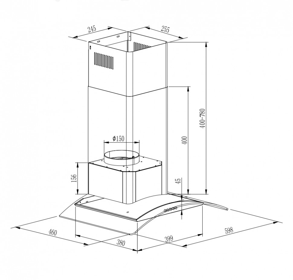 Покупка товаров в Беларуси, рассрочка, кредит, лизинг, оплата частями на platipotom.by, удобная доставка - фото вытяжка купольная grand & germes brela (60, нержавеющая сталь) 