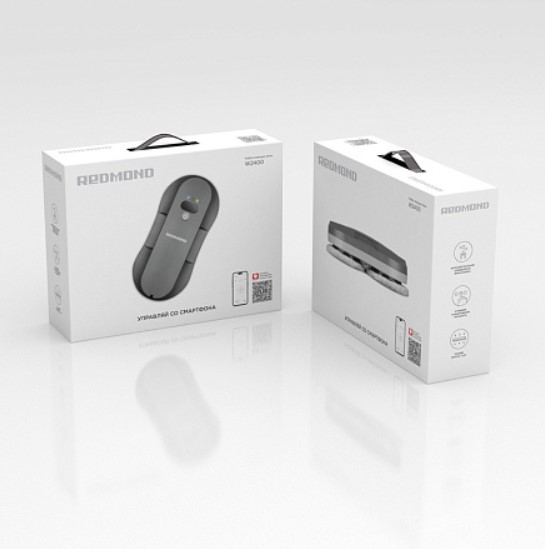 Покупка товаров в Беларуси, рассрочка, кредит, лизинг, оплата частями на platipotom.by, удобная доставка - фото робот-мойщик окон redmond w2400 (серый) 