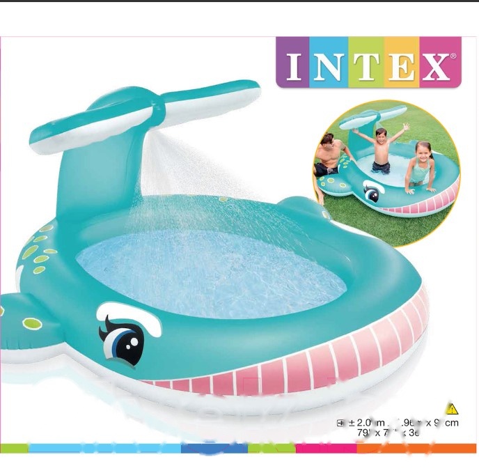 Покупка товаров в Беларуси, рассрочка, кредит, лизинг, оплата частями на platipotom.by, удобная доставка - фото надувной бассейн intex whale spray / 57440 