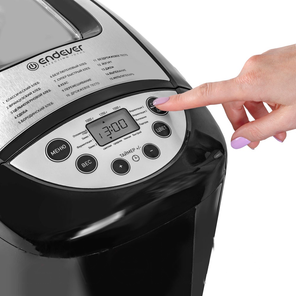 Покупка товаров в Беларуси, рассрочка, кредит, лизинг, оплата частями на platipotom.by, удобная доставка - фото хлебопечка endever skyline mb-66 (черный/серебристый) 