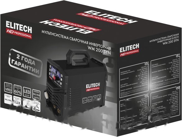 Покупка товаров в Беларуси, рассрочка, кредит, лизинг, оплата частями на platipotom.by, удобная доставка - фото полуавтомат сварочный elitech wm 200 syn / 204471 