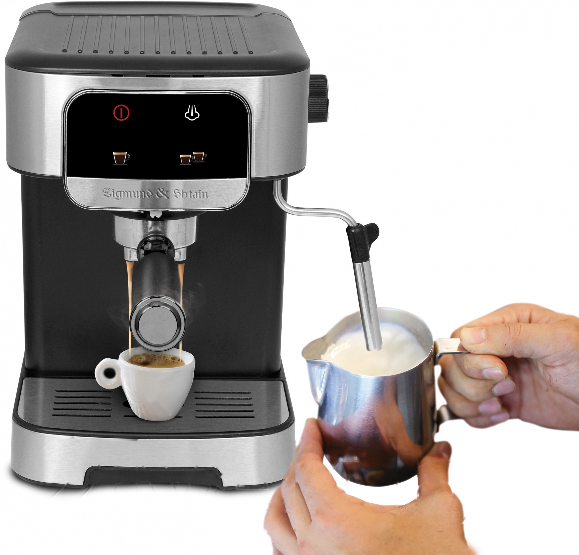 Покупка товаров в Беларуси, рассрочка, кредит, лизинг, оплата частями на platipotom.by, удобная доставка - фото кофеварка эспрессо zigmund & shtain zcm-881 