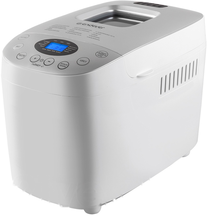 Покупка товаров в Беларуси, рассрочка, кредит, лизинг, оплата частями на platipotom.by, удобная доставка - фото хлебопечка endever skyline mb-65 (белый/серебристый) 