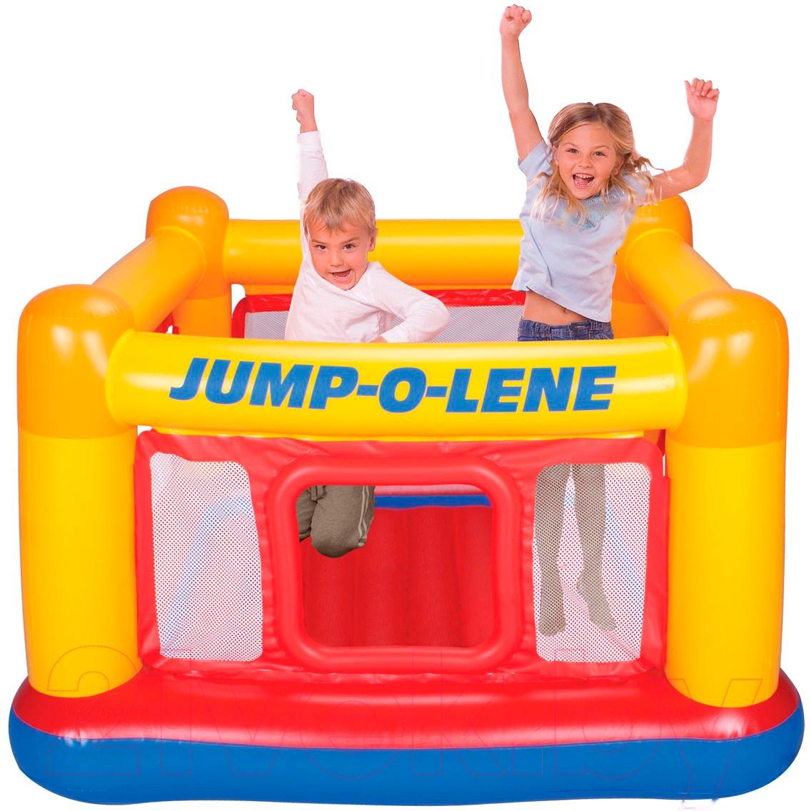 Покупка товаров в Беларуси, рассрочка, кредит, лизинг, оплата частями на platipotom.by, удобная доставка - фото батут надувной детский intex 48260 