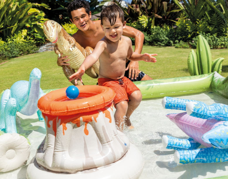 Покупка товаров в Беларуси, рассрочка, кредит, лизинг, оплата частями на platipotom.by, удобная доставка - фото водный игровой центр intex jurassic adventure / 56132 (200х200х36) 