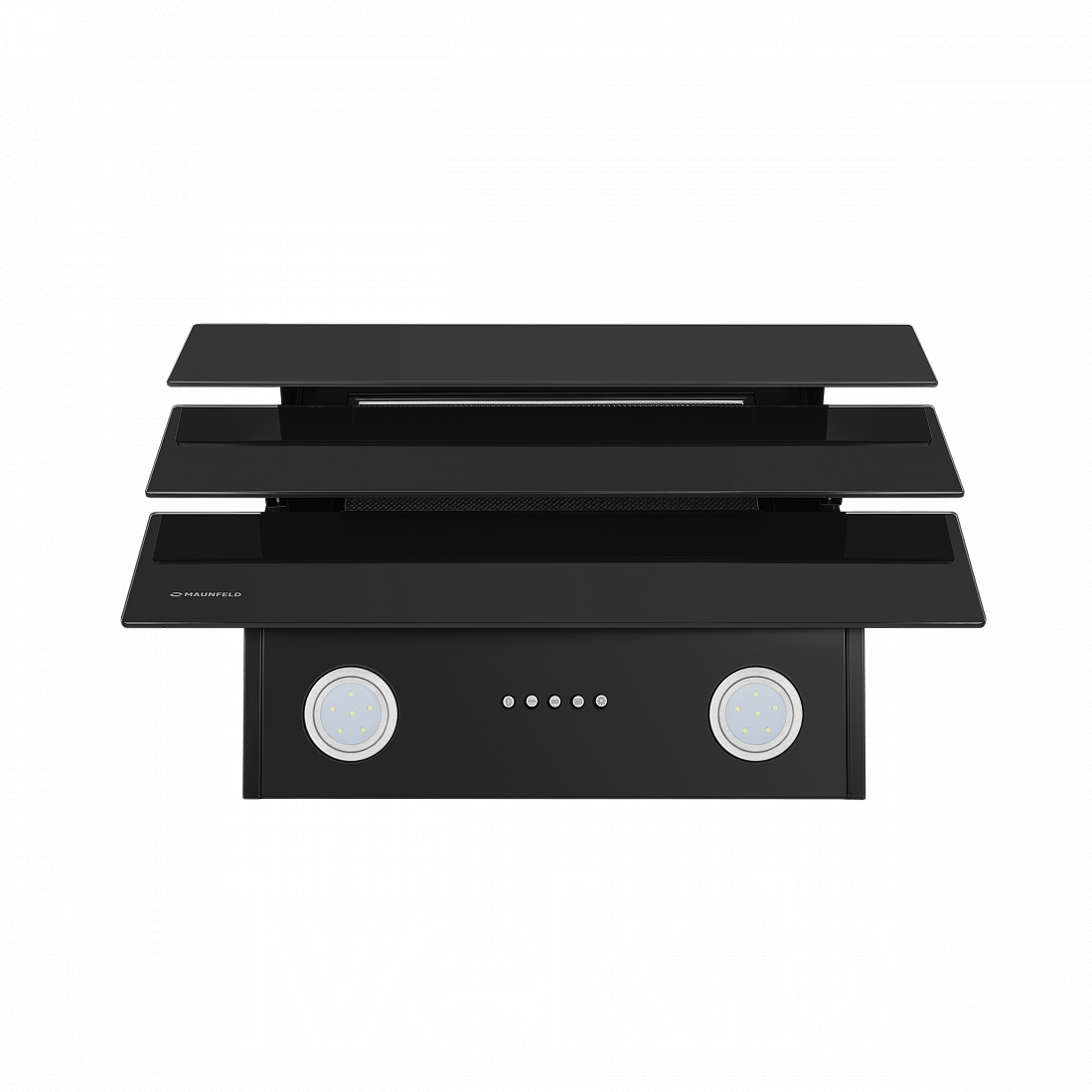 Покупка товаров в Беларуси, рассрочка, кредит, лизинг, оплата частями на platipotom.by, удобная доставка - фото вытяжка наклонная maunfeld cascada push 60 (черный) 