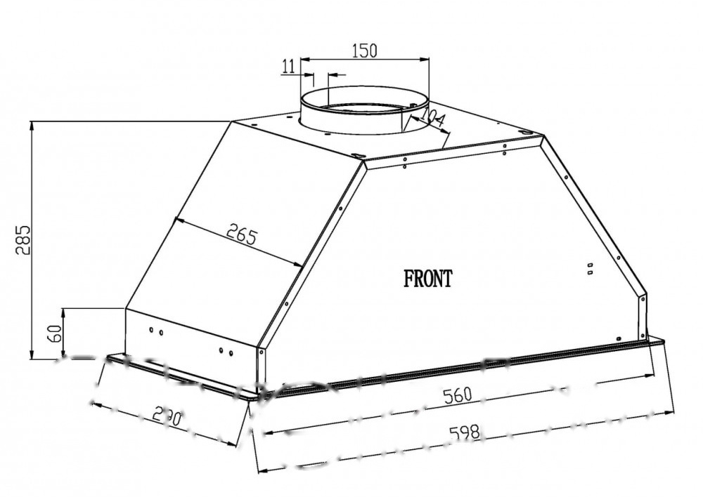 Покупка товаров в Беларуси, рассрочка, кредит, лизинг, оплата частями на platipotom.by, удобная доставка - фото вытяжка скрытая schtoff wanda 60 (белый) 