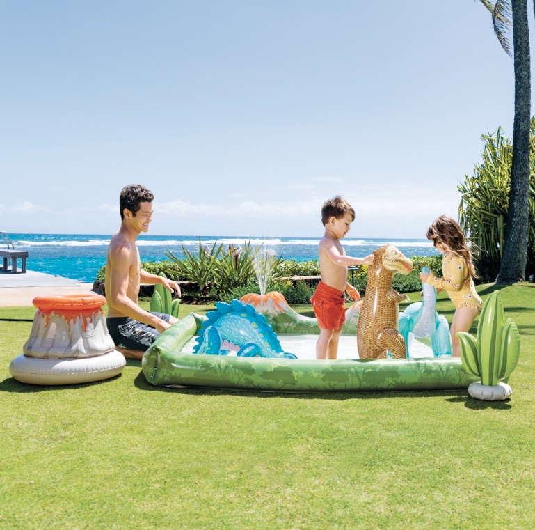 Покупка товаров в Беларуси, рассрочка, кредит, лизинг, оплата частями на platipotom.by, удобная доставка - фото водный игровой центр intex jurassic adventure / 56132 (200х200х36) 