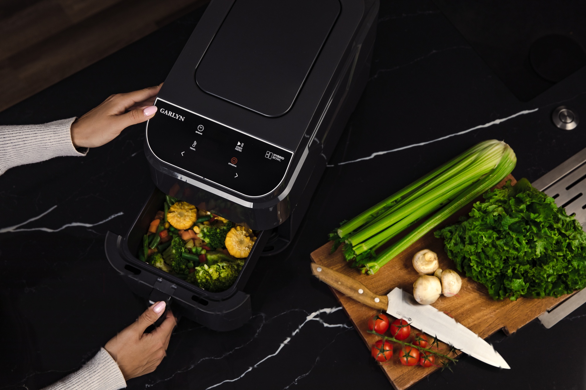 Покупка товаров в Беларуси, рассрочка, кредит, лизинг, оплата частями на platipotom.by, удобная доставка - фото аэрогриль garlyn ag-1500 