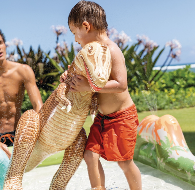 Покупка товаров в Беларуси, рассрочка, кредит, лизинг, оплата частями на platipotom.by, удобная доставка - фото водный игровой центр intex jurassic adventure / 56132 (200х200х36) 