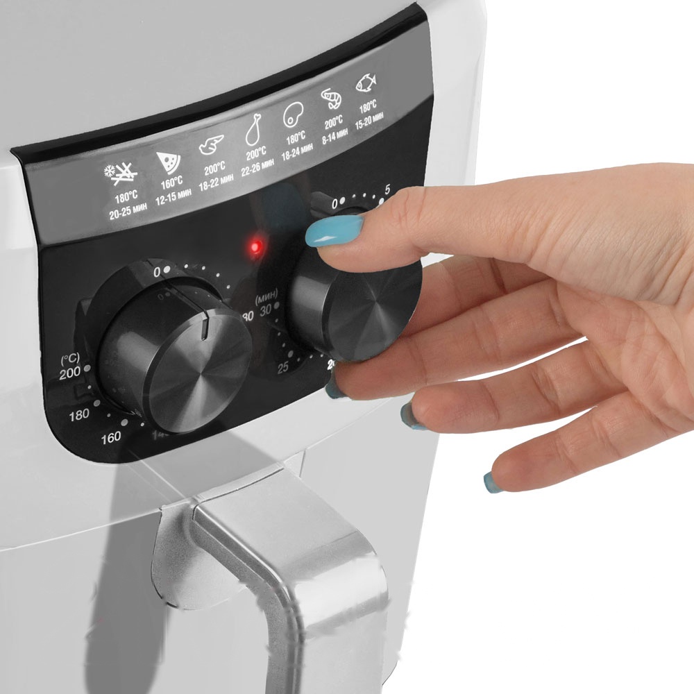 Покупка товаров в Беларуси, рассрочка, кредит, лизинг, оплата частями на platipotom.by, удобная доставка - фото аэрогриль endever skyline af-126 (белый) 