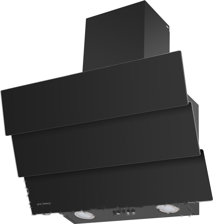 Покупка товаров в Беларуси, рассрочка, кредит, лизинг, оплата частями на platipotom.by, удобная доставка - фото вытяжка наклонная maunfeld cascada push 60 (черный) 