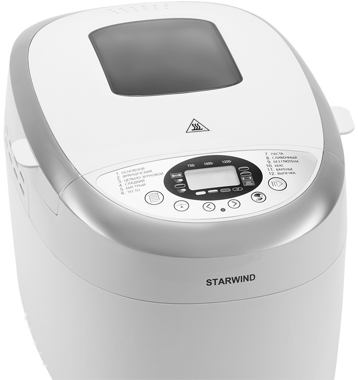 Покупка товаров в Беларуси, рассрочка, кредит, лизинг, оплата частями на platipotom.by, удобная доставка - фото хлебопечка starwind sbmm1224 (белый) 