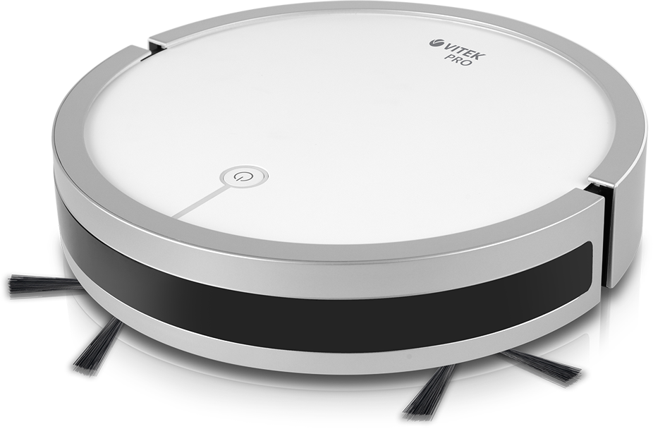 Покупка товаров в Беларуси, рассрочка, кредит, лизинг, оплата частями на platipotom.by, удобная доставка - фото робот-пылесос vitek vt-1804 (белый/серый) 