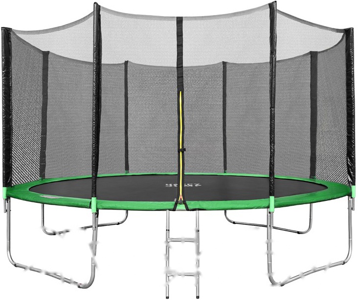 Покупка товаров в Беларуси, рассрочка, кредит, лизинг, оплата частями на platipotom.by, удобная доставка - фото батут happy jump pro 13ft с внешней сеткой и лестницей (404см) 