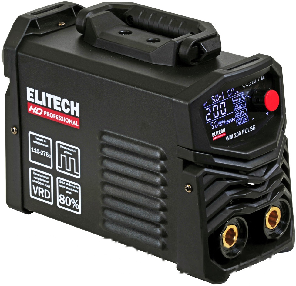 Покупка товаров в Беларуси, рассрочка, кредит, лизинг, оплата частями на platipotom.by, удобная доставка - фото инвертор сварочный elitech wm 200 pulse / 204466 