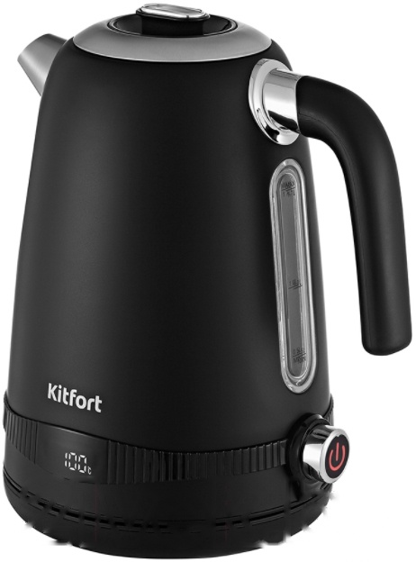 Покупка товаров в Беларуси, рассрочка, кредит, лизинг, оплата частями на platipotom.by, удобная доставка - фото электрочайник kitfort кт-6121-1 (черный) 
