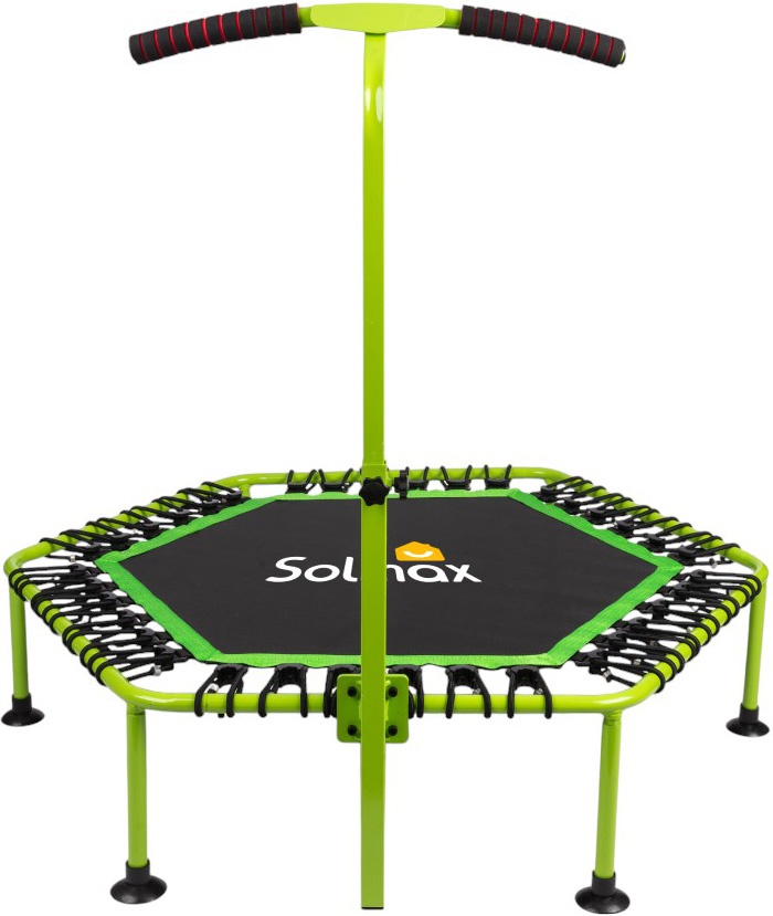 Покупка товаров в Беларуси, рассрочка, кредит, лизинг, оплата частями на platipotom.by, удобная доставка - фото батут для джампинга solmax&fitness с ручками / fg97207 