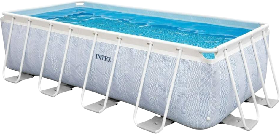 Покупка товаров в Беларуси, рассрочка, кредит, лизинг, оплата частями на platipotom.by, удобная доставка - фото каркасный бассейн intex prism frame chevron / 26780 (400х200х100) 